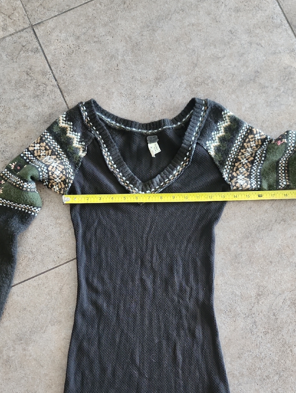 We The Free..Waffle Knit Top - Picture 4 of 9